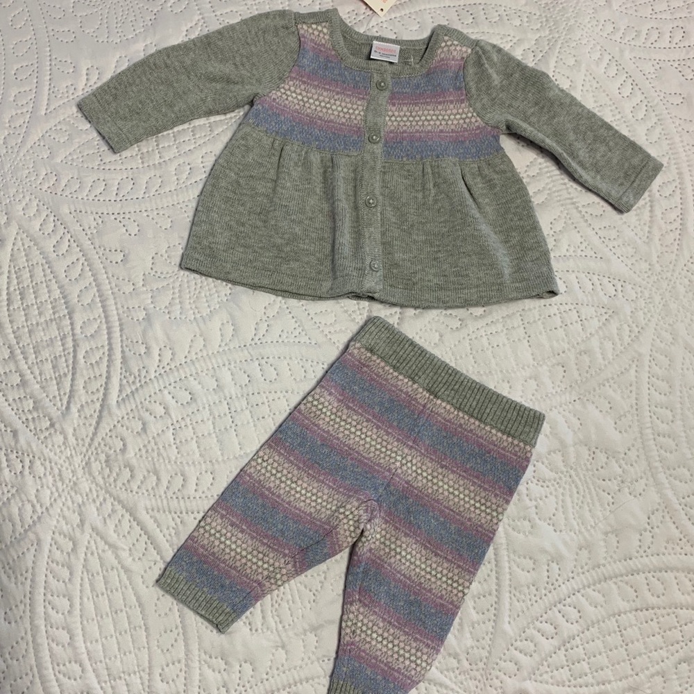 Gymboree sweater dress & pants NWT